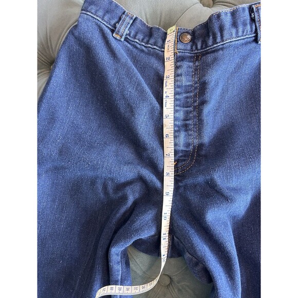 Vintage 70s Levis Jeans USA Made High Waist Wide Leg Own History - Picture 13 of 14